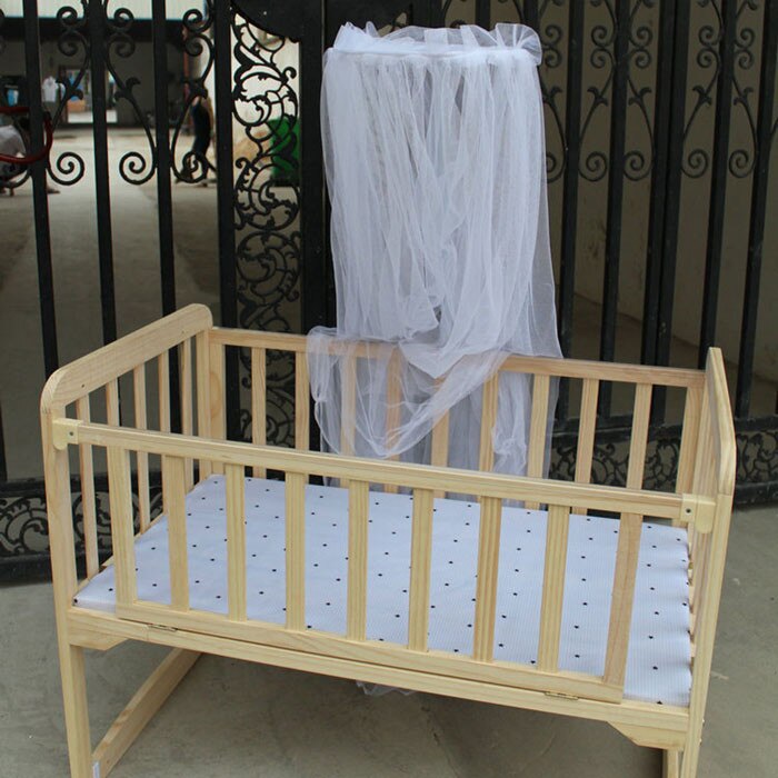Bébé en mousseline de soie lit moustiquaire dôme rideau Net pour enfant en bas âge berceau lit baldaquin respirant mouche insecte Protection moustique Net