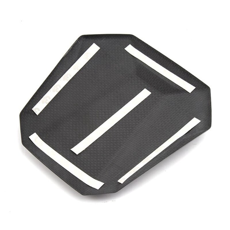 2 Set Motorcycle Accessories: 1 Pcs Fuel Tank Cover &amp; 1 Set Footstep Carbon Fiber Pattern Texture Guard