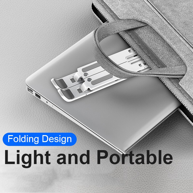 Portable Laptop Stand Adjustable for MacBook Air Pro Base Support Notebook Stand Foldable Laptop Holder ipad Stand Accessories
