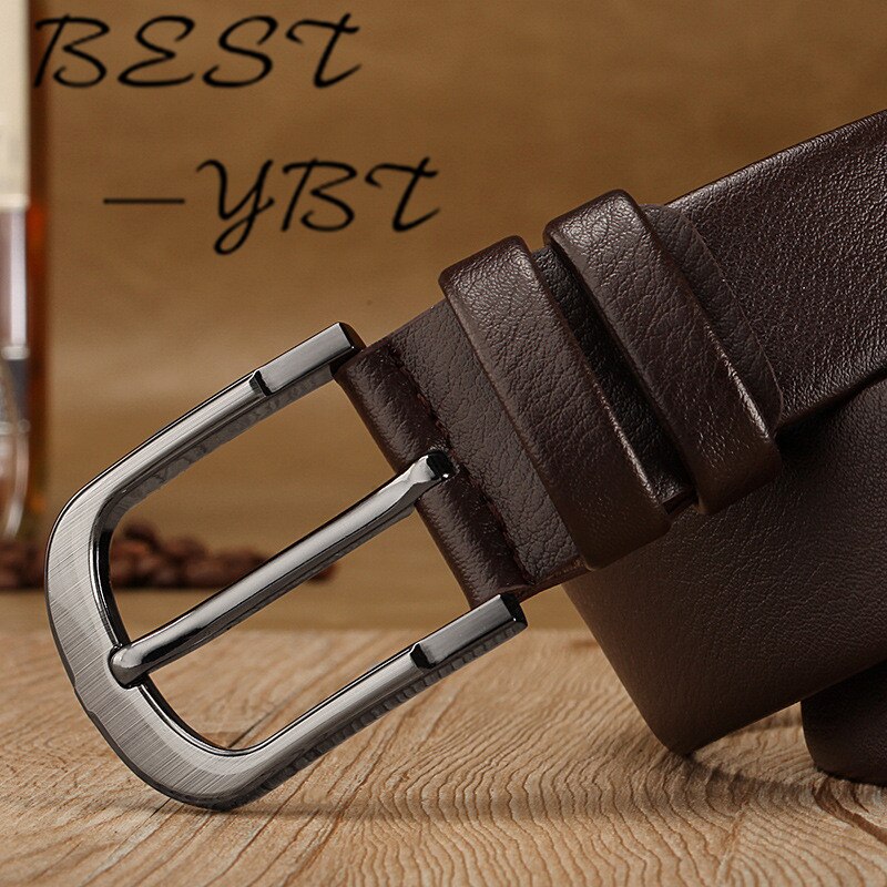 Men's Leather Belt Influx of Men and Casual Men Belt Buckle Buckle Men's Luxury Belt