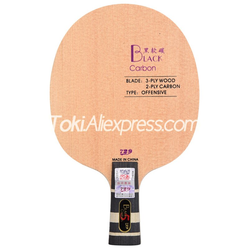 Friendship 729 BLACK CARBON Table Tennis Blade Black Soft Carbon 729 Table Tennis Racket Ping Pong Bat Paddle