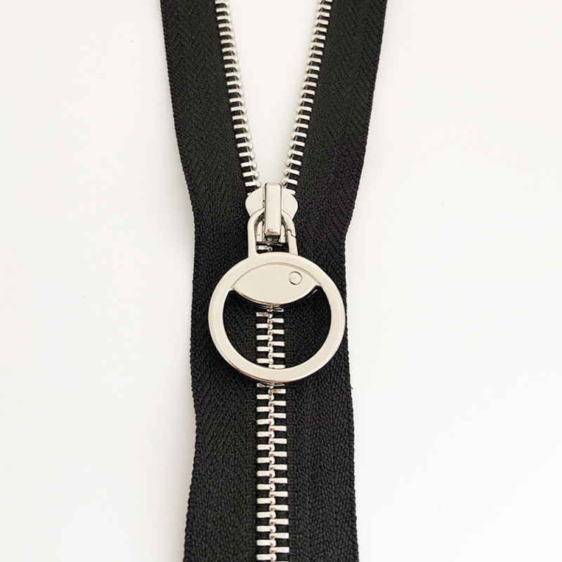 Tête de fermeture à glissière métallique universelle, 5 pièces/lot, tirette détachable pour sacs à vêtements, accessoires de remplacement de réparation de fermeture à glissière