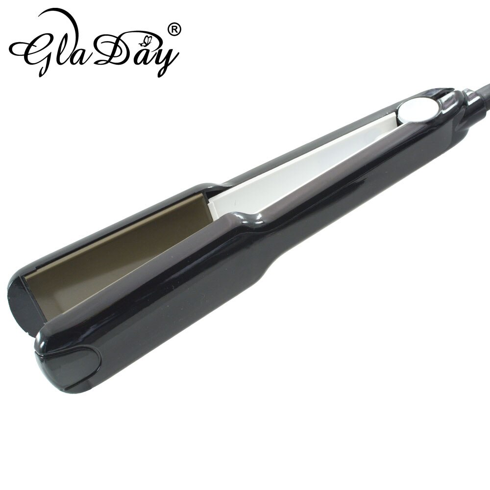 Titanium Hair Flat Iron Straightener Titanium Flat Iron Hair Straightener Irons Chapinha Wet & Dry Styling Tools