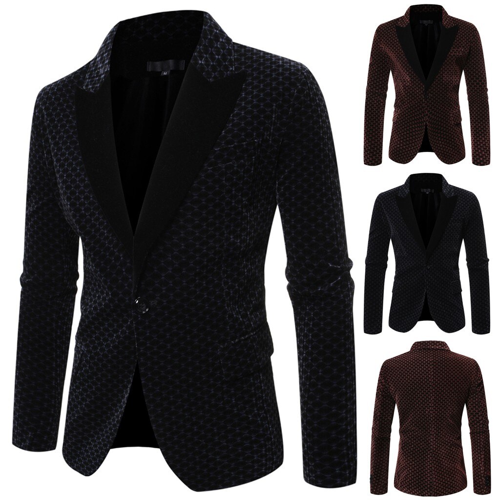 Ymosrh Mens Jacket Men's Stylish Casual Solid Business