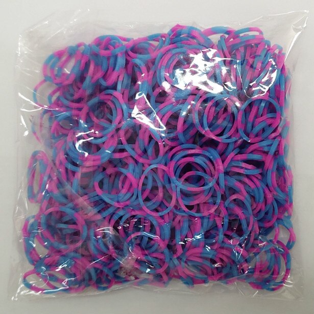 Retail Rianbow Diy Speelgoed Elastiekjes Armband Voor Kinderen Haar Rubber Loom Bands Refill Rubber Band Maken Geweven Armband Diy: No8