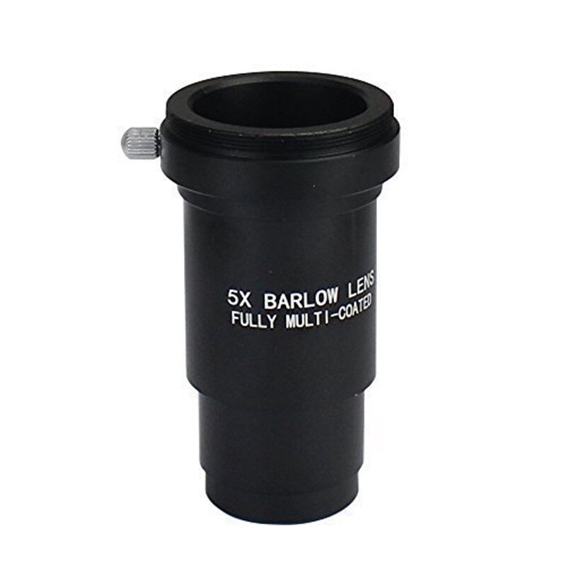 1.25 Inch 5x Volledig Blackened Metalen Barlow Lens-Accepteren 1.25 inch Filters-ook Kan voor Astronomische fotografie