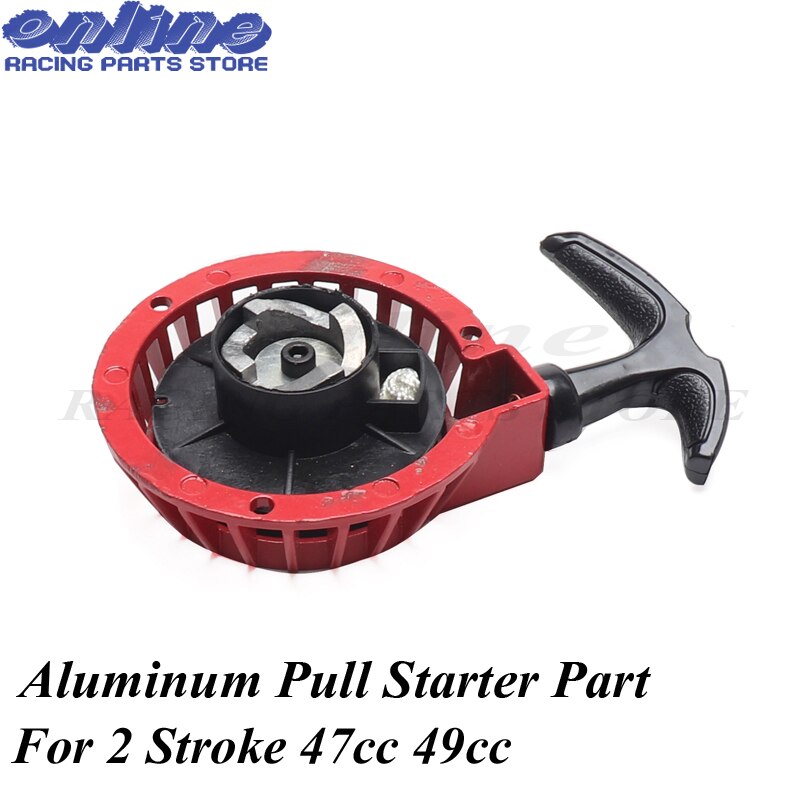 Aluminium Pull Start Terugslag Starter Deel Voor 2 Takt 47cc 49cc Motor Pocket Bike Mini Moto Dirt Kids Atv Quad 4 Wheele