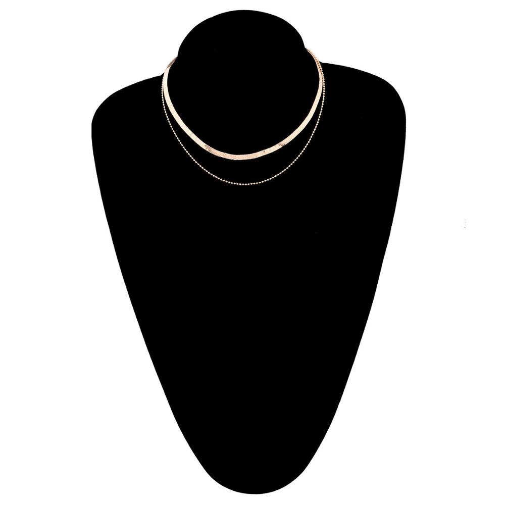 Boho Choker Dell'annata Luna Ciondolo lettera Collane Alla Moda Lunga Catena Collier Femme Collares Cristallo A Più Strati Della Collana per Le Donne