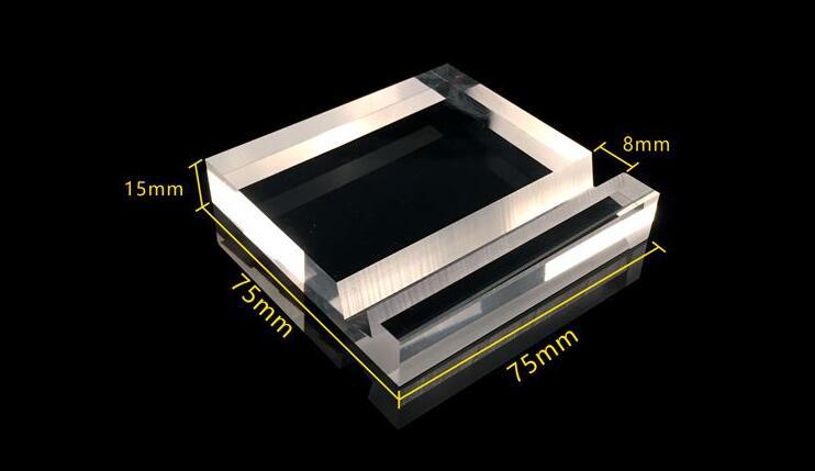 10pcs Clear Acrylic Mobile Cell Phone Display Stand Phone Digital Product Holder Jewelry/watch Display Holder Rack: 1