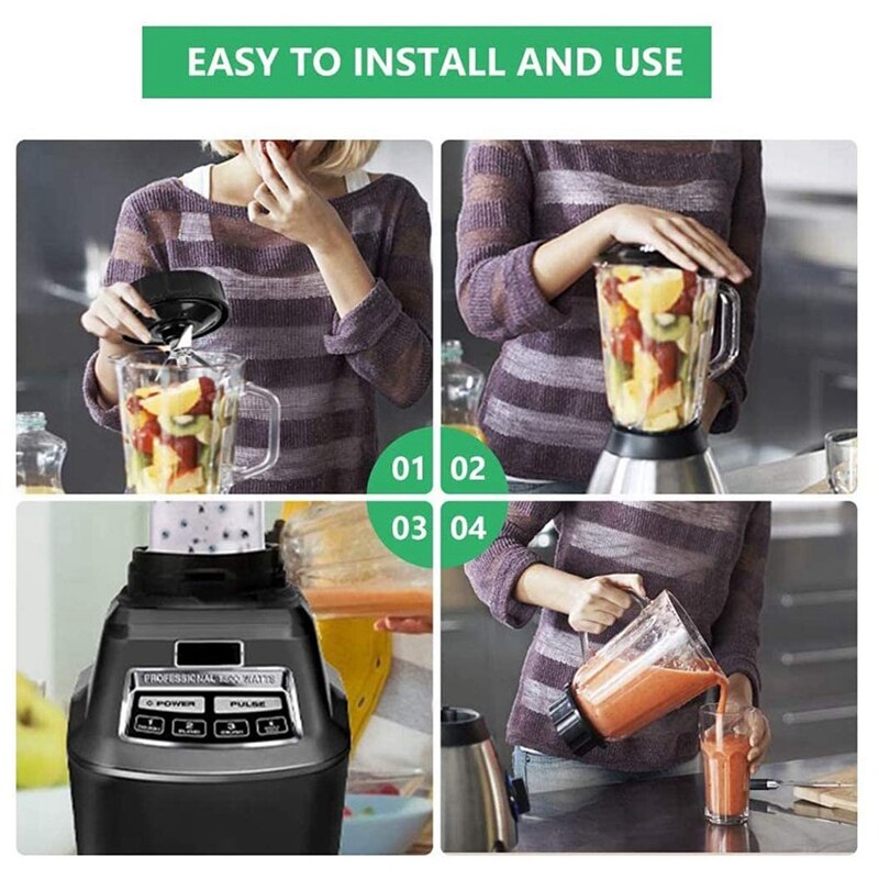 for Ninja 6Fins Replacement Extractor Blade, Ninja Bottom Blade 6 Fins Replacement Extractor Blade