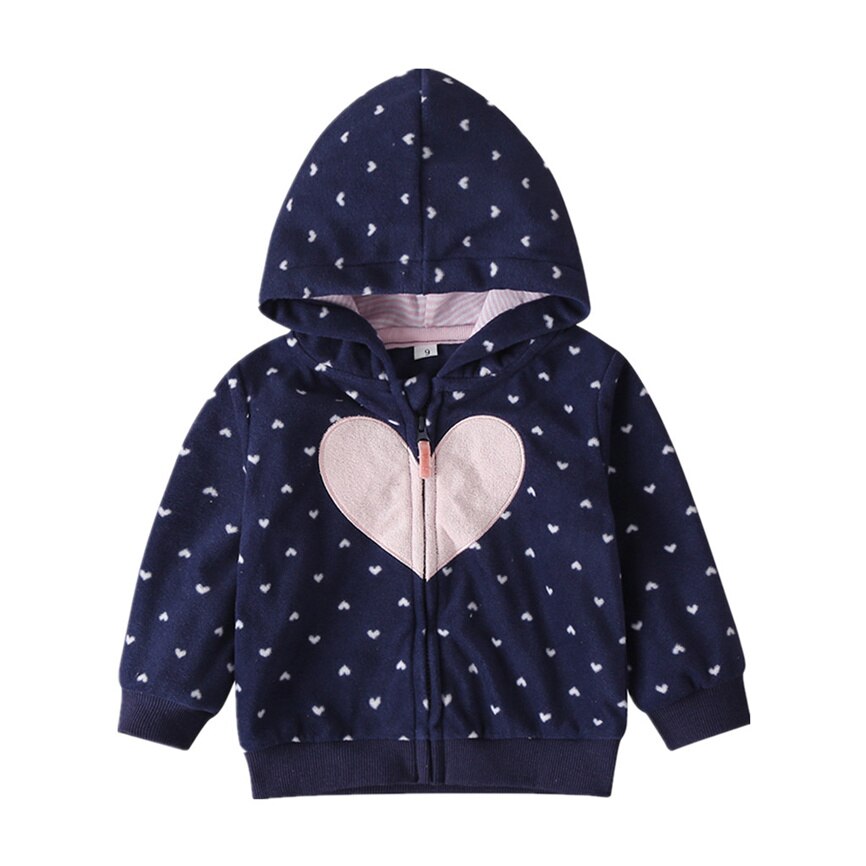 Kinder Jacken Neugeborenen Baby Jungen Mädchen Kostüm Valentinstag Herz Mit Kapuze Mantel Herz-Förmigen Druck Casual Outwear kleidung