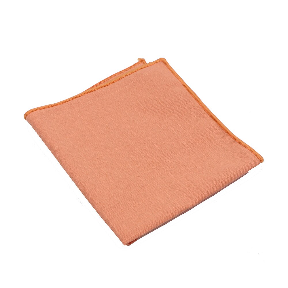 Adult Cotton Handkerchiefs Solid Color Hanky for Men Business Casual Pockets Square Handkerchief 23cm Width Wedding Hankies: 3