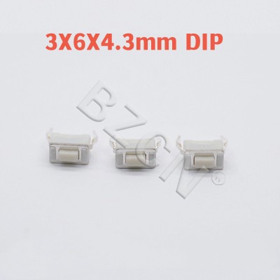 Micro-interrupteur à bouton-poussoir tactile, SMD 2, 4 broches, 3x4mm, 3x6mm, 4x4mm, 3x4x2.5, 3x6x4.3, 3x6x2.5, 10 pièces * 6*3.5 4*4*0.8 4*4*3.0 MM: vert militaire