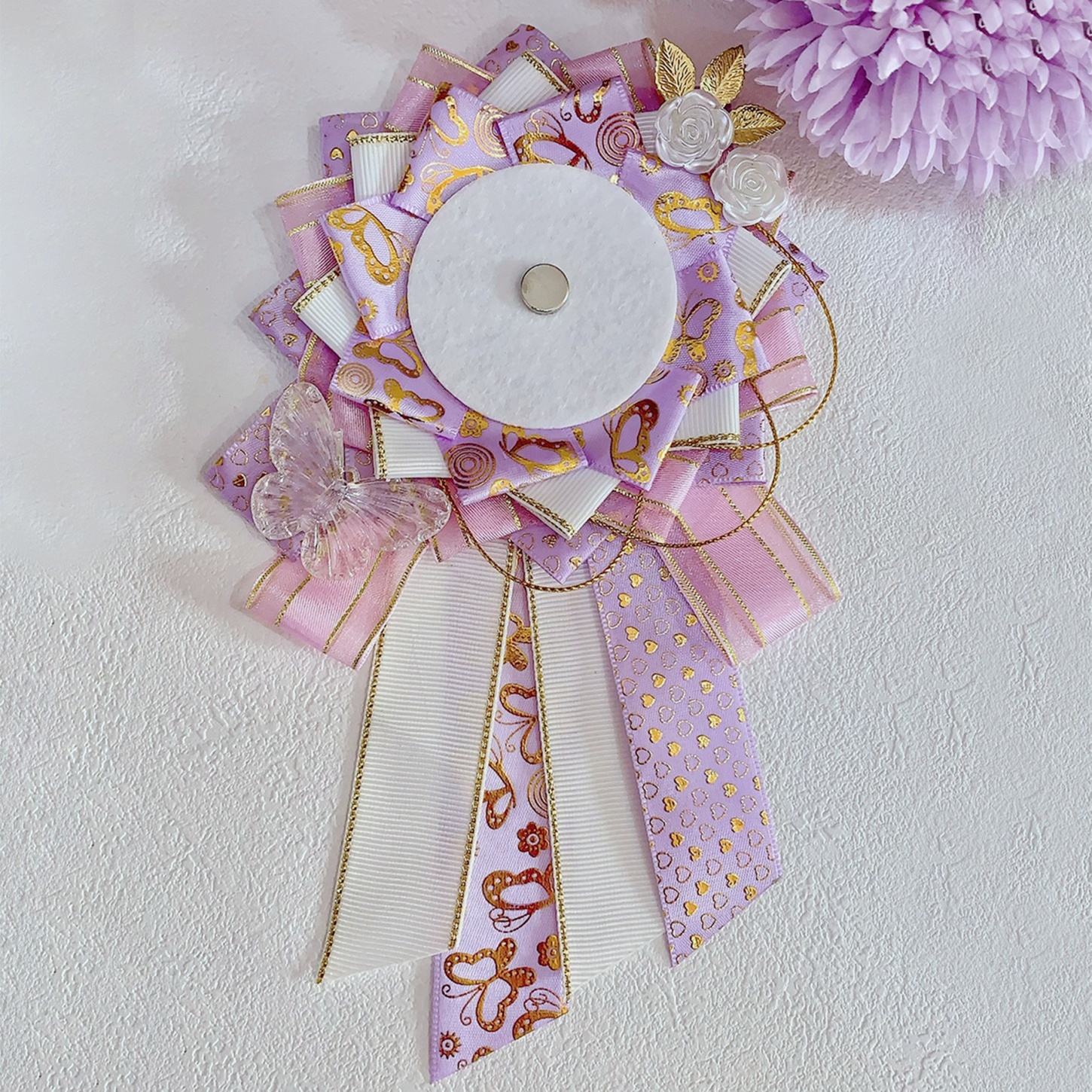 Italife Nowa Torba Ita, Przypinki, Uchwyt na Odznaki z Kwiatami na Odznaki Anime 58mm, Ręcznie Robione Jedwabne Wstążki, Akcesoria robić Dekoracji Itabag, Przypinki H333