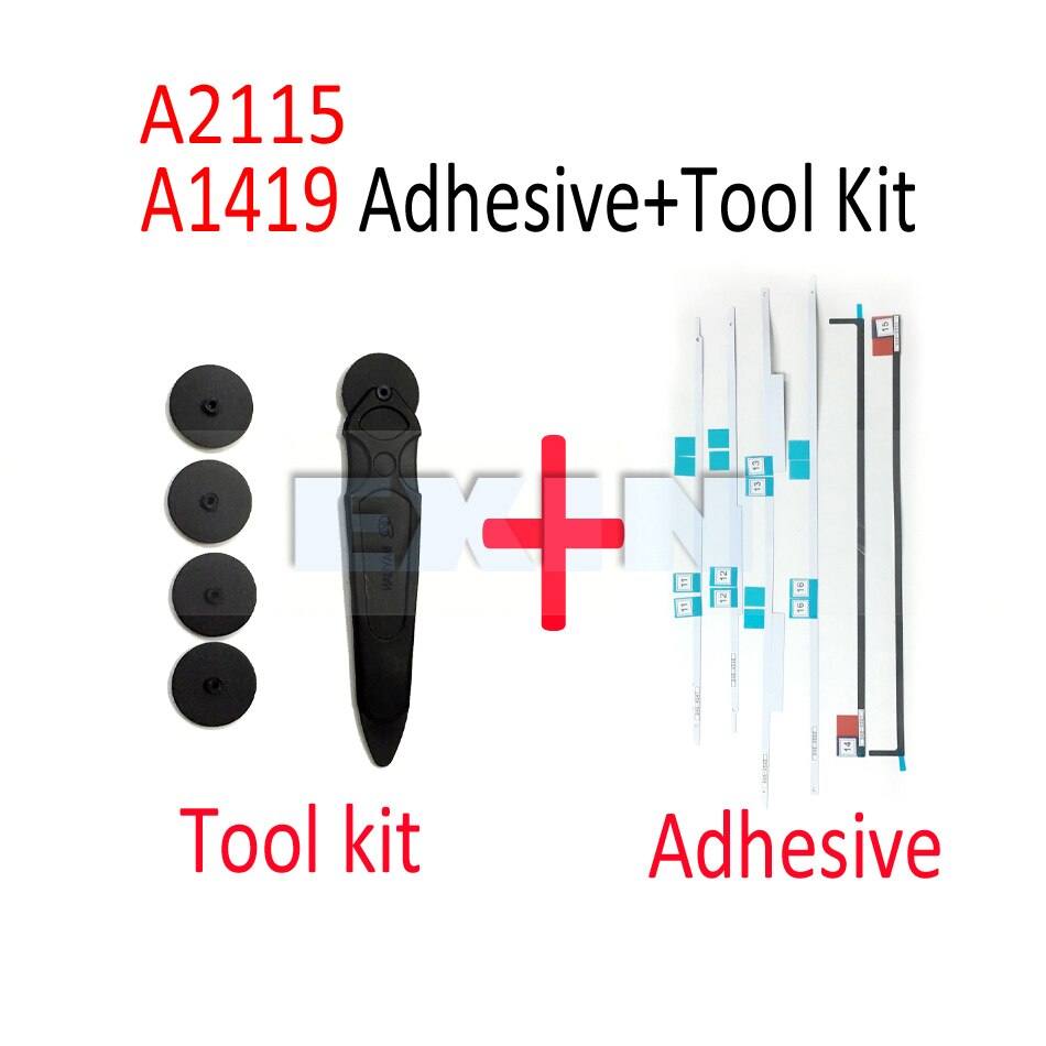 A1418 A1419 A2115 A2116 LCD Screen Display Tape Adhesive Strip with Open LCD Tool for Apple iMac 27" 21.5" Years: 27 inch Full kit / 1 Piece