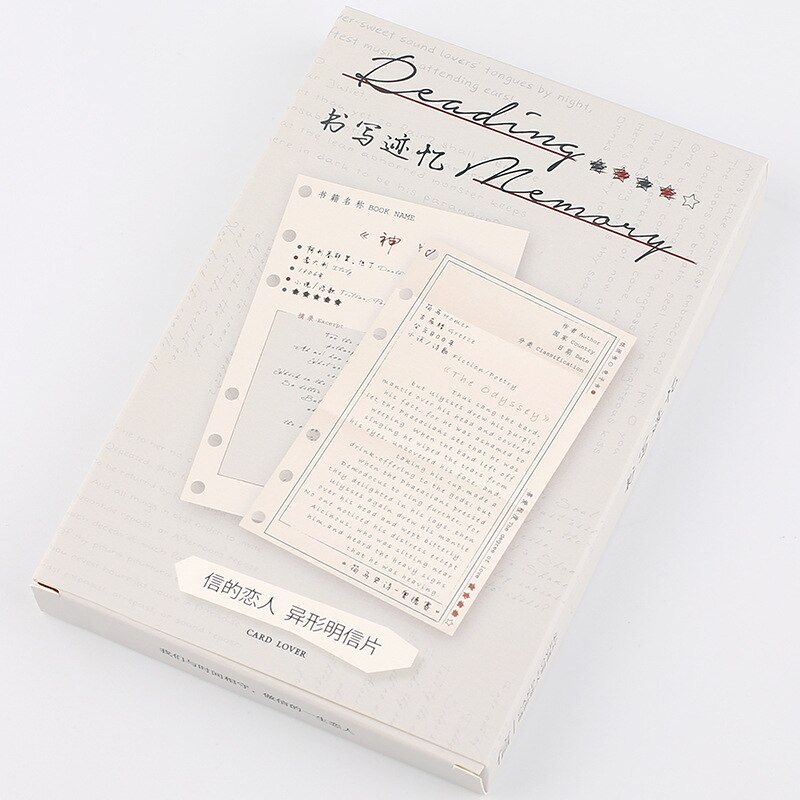 30 Sheets/Set Reading Memory Postcard/Greeting Card/Message Card/Christmas and Year