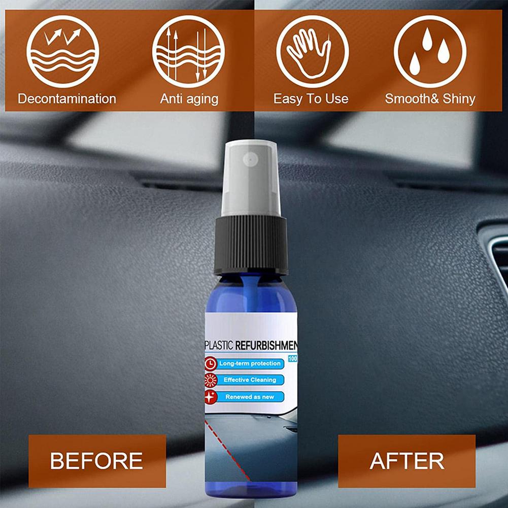 Auto Cleaner Kit Auto-interieur Reiniger Met Handdoek Auto Interieur Cleaner Renovatie Agent Polijsten Renovatie Tool Voor Dashbo