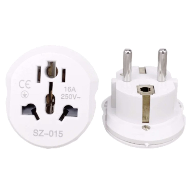 Universele EU Reisadapter - UK US AU naar EU Stekker AC Stopcontact Converter 250V 16A
