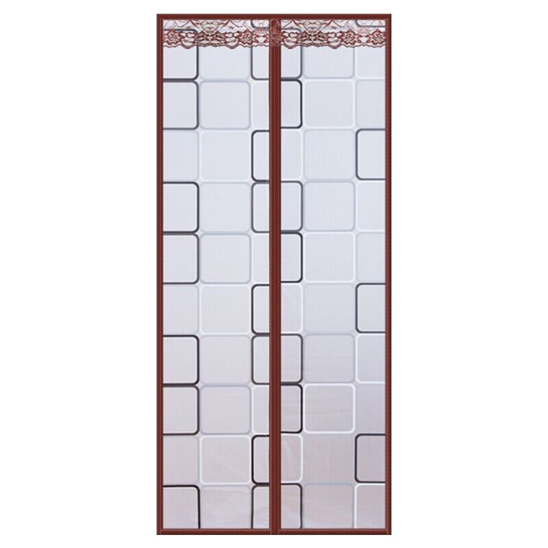 Air Conditioner Room/Kitchen Magnetic Screen Door Magnetic Thermal Insulated Mesh Screen Door Curtain: I