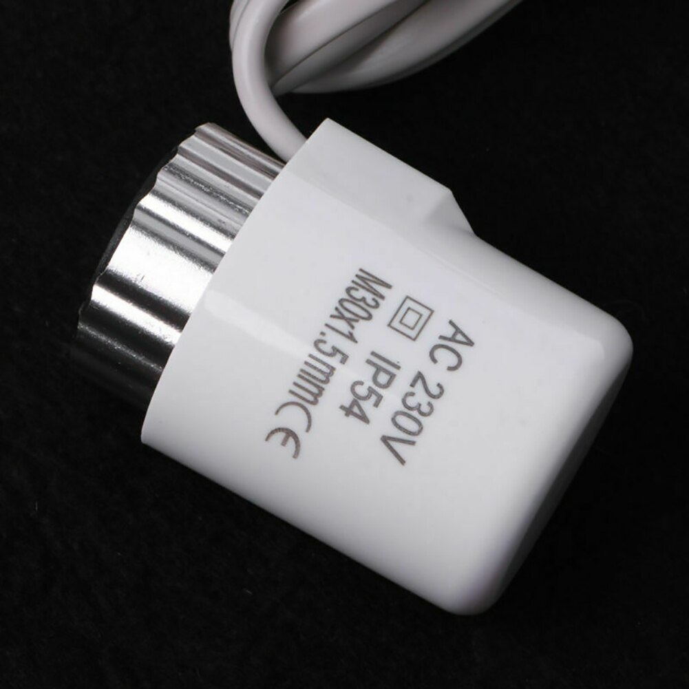 Actuador térmico eléctrico del colector práctico de 230V 2W reemplazo para PC el radiador del termostato normalmente abre los accesorios del hogar