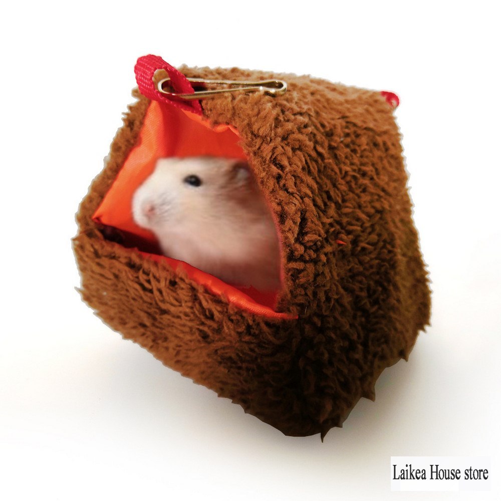 Hamster papegøje hængekøje hus små kæledyr hængekøje kæledyr varm hytte hængende hus egern rotte blød varm tunnel bur tilbehør