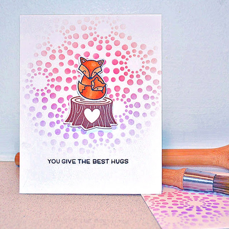 Plantilla de círculo de joyas para DIY, creación de tarjetas de papel con estampado en relieve, plantilla de hojas de dibujo decorativas 6x6 pulgadas