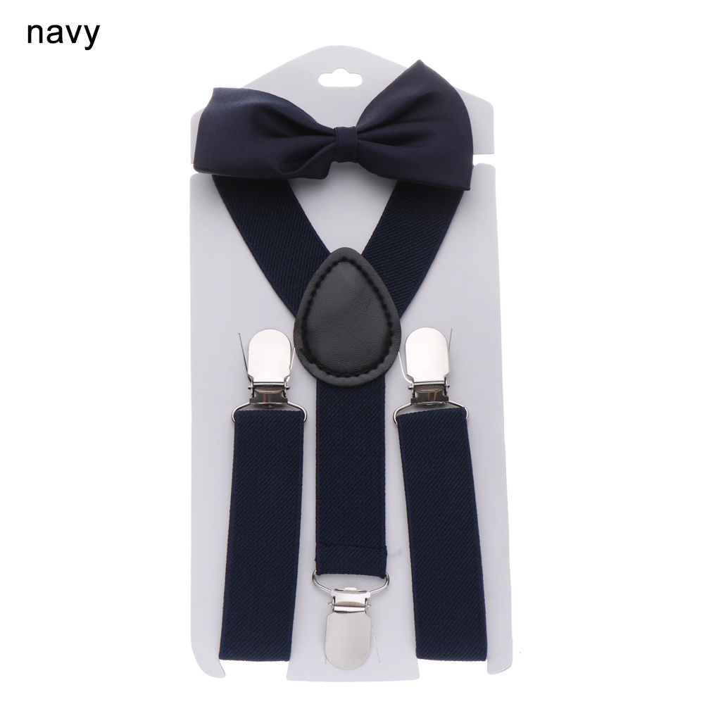 Kids Elastic Suspenders Bow Tie set Matching Tuxedo Suit Unisex Boy Girl Bowtie Wedding Costume Adjustable Y-Back Brace Belt: Desert Camouflage