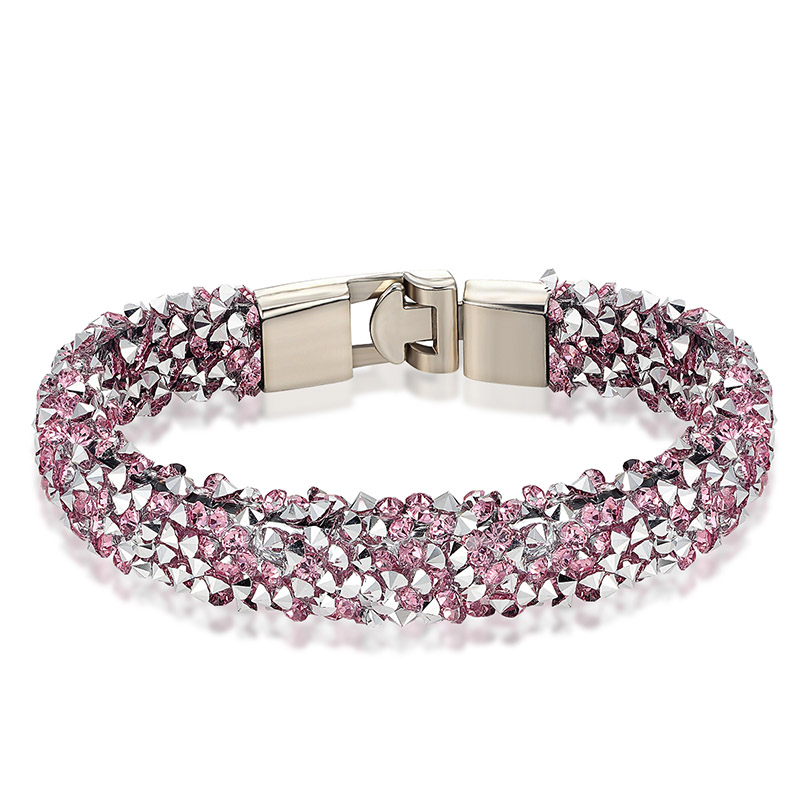 Janeyacy 10 Kleur Armband & Dames Armband Strass Armband Lady Charm Persoonlijkheid Pulsera mujer: TZ140