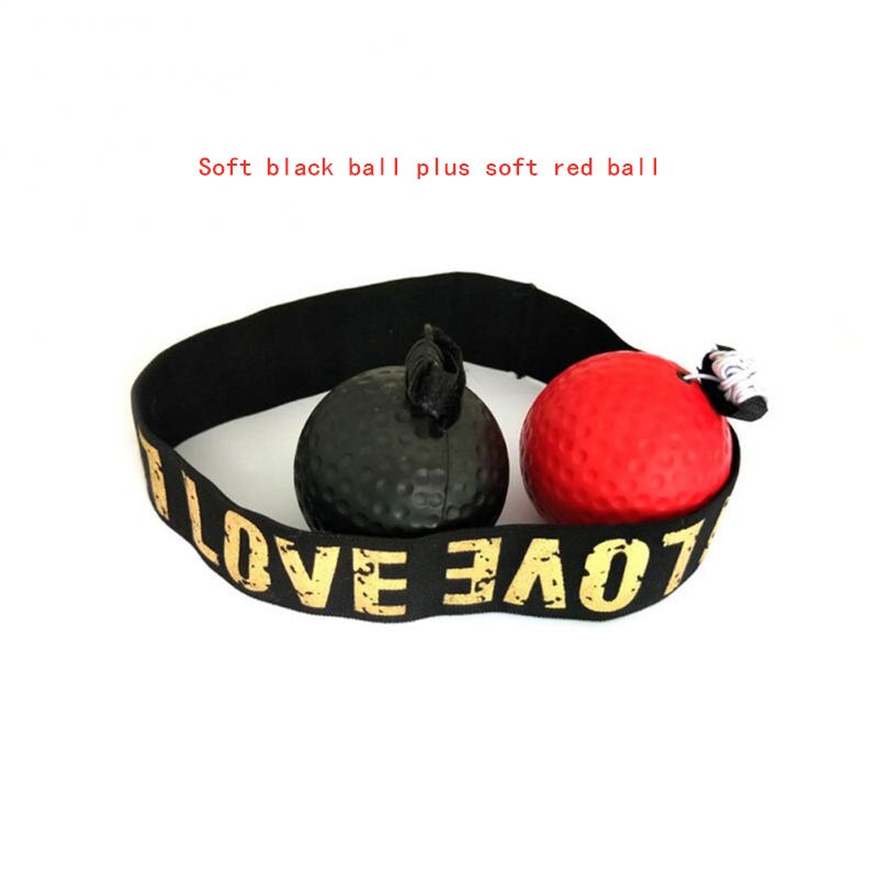 Boksen Oefening Strijd Bal Met Hoofd Band Voor Reflex Snelheid Reactie Training Verbeteren Reactie Kracht Hand-oog Training set: 05