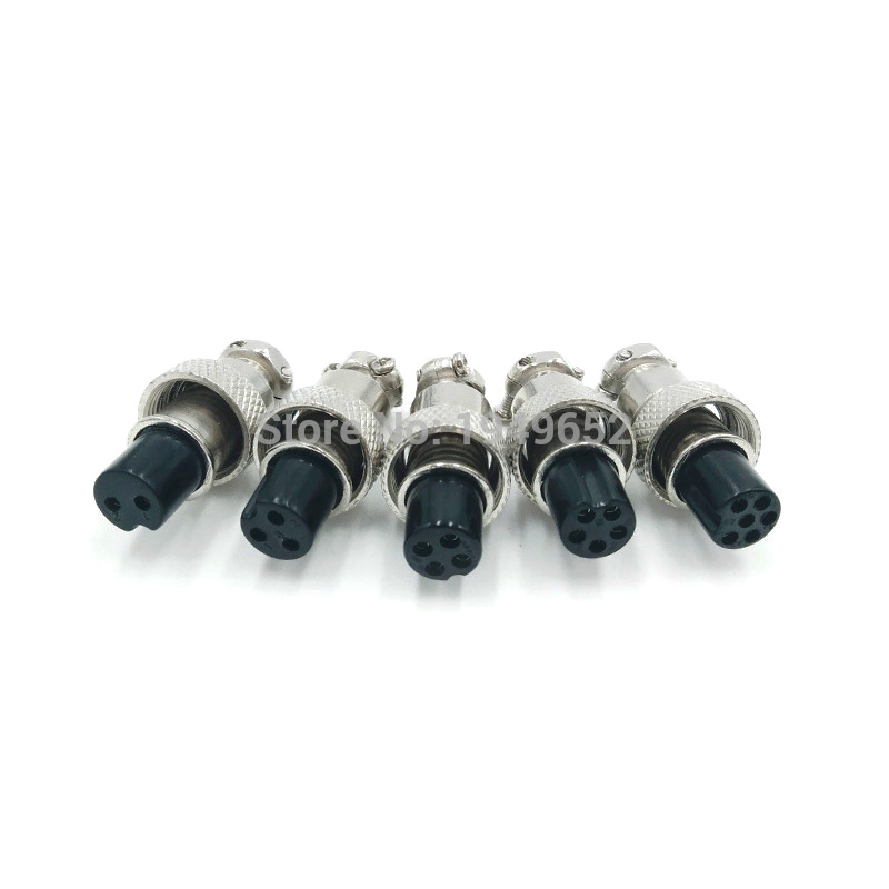 GX12 Female plug 12mm aviation connector 2pin3Pin4Pin5Pin6Pin7Pin quick connector 5A 125v