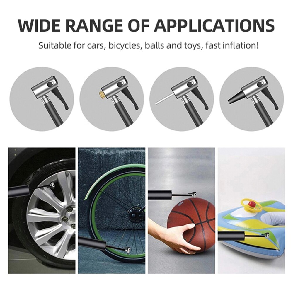 12V 150PSI Electric Car Air Pump Rechargeable Tire Inflator Wireless Compressor Digital Tyre Pump for Car Bicycle Tires Balls