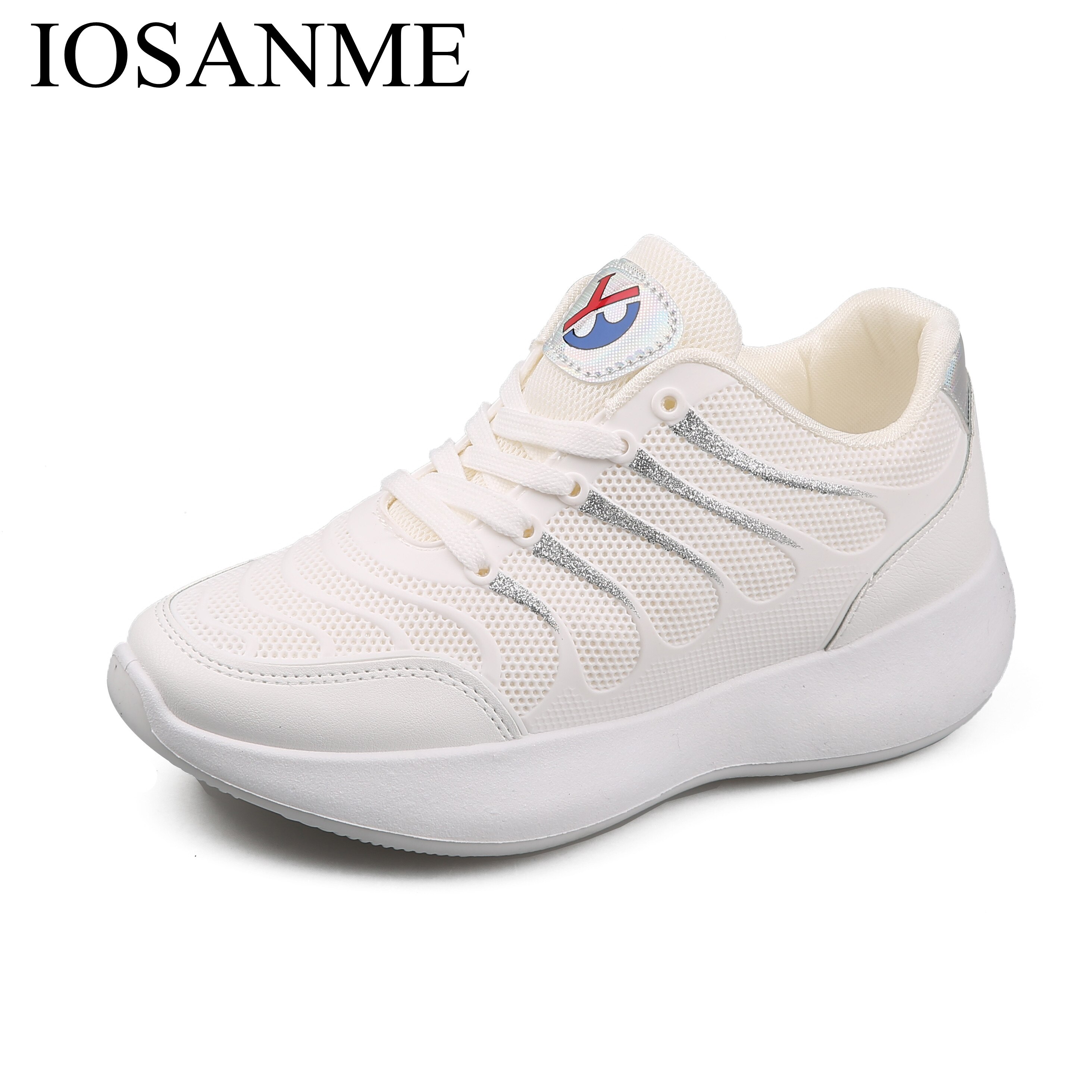 Luft atmungsaktive frauen schuhe frühling sommer damen turnschuhe koreanische weibliche höer zunehmende mokassins Dame Gittergewebe vulkanisierte schuhe