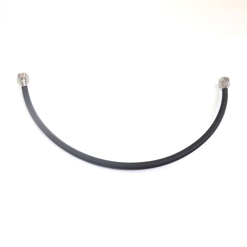 Bathroom Toilet Plumbing Hose Pipe Flexible Nylon Water Mangueira 1/2&quot; 3/8&quot; High Pressure Faucet Black Manguera Tap Accessories
