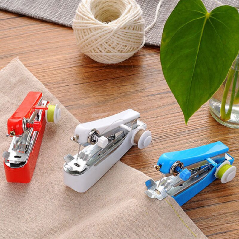 Portable Mini Manual Sewing Machine Needlework for Beginners Multipurpose Hand Sewing Tools for Household Use Sewing Gadget