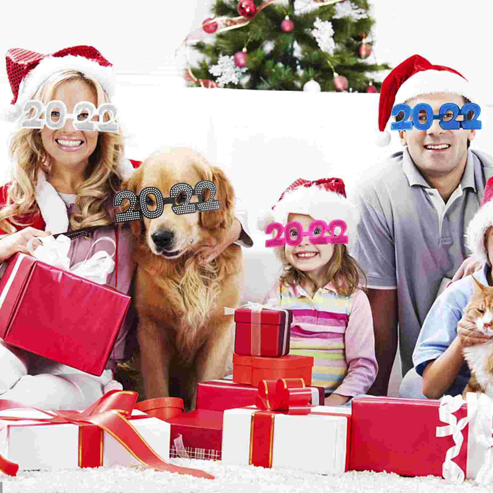 Accesorios para gafas de Año , 5 piezas, 2022, accesorios para fiestas, 2022, gafas digitales