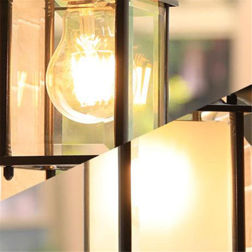 Minimalistisk  e27 vegglampe, utendørs vanntett vegglampe ,ac90-260v glass gårdsplass hage veranda korridor lys retro vegglamper