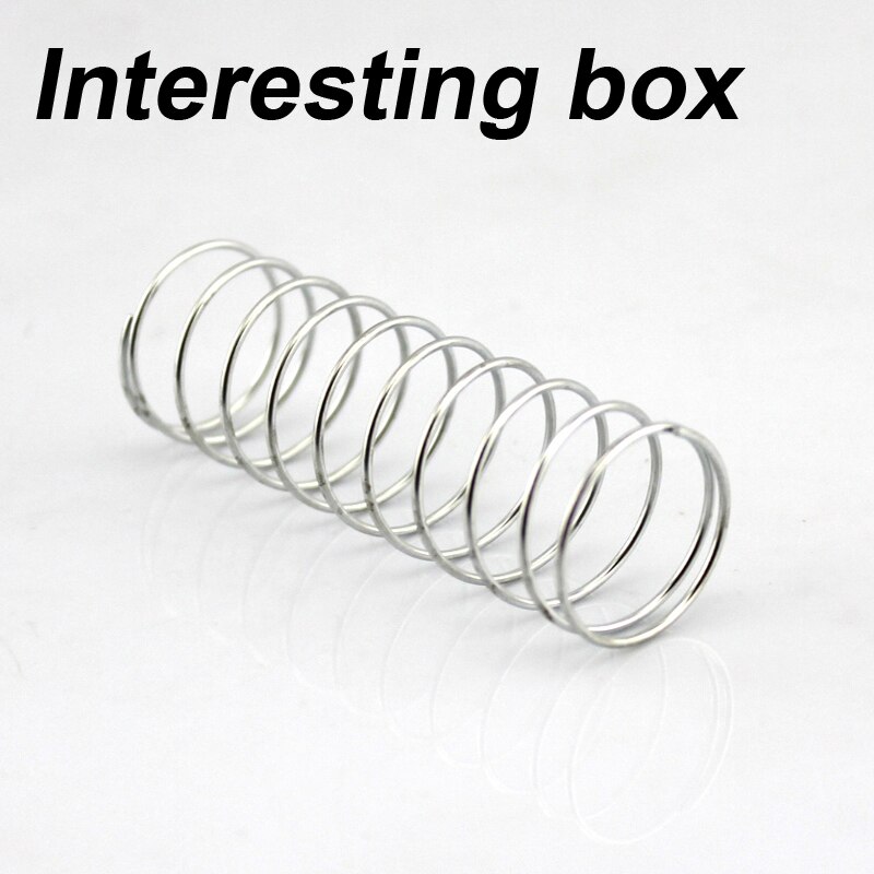 Scientific experiment small compression spring DIY small production large spring 5N shock absorption model spring