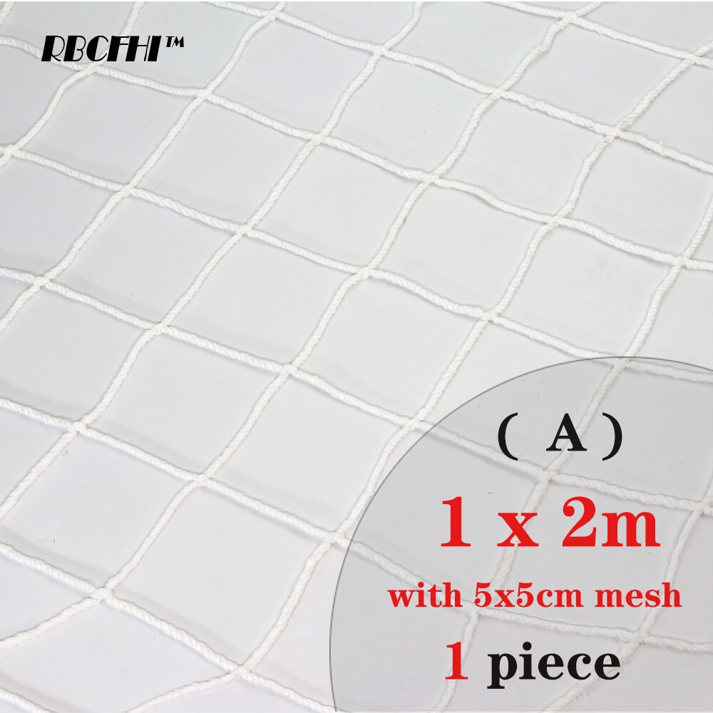Rbcfhi trädgård växtskydd nät barn trappskydd nät balkong anti-fall nät anti-katt nät nylon nät klätternät: 1 x 2m ( mesh 5 x 5cm)