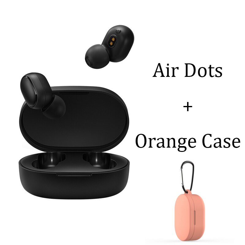 Xiaomi Redmi Airdots True Wireless Sports Running Bluetooth Headset TWS Headset for Android/iOS: AirDots-OrangeC