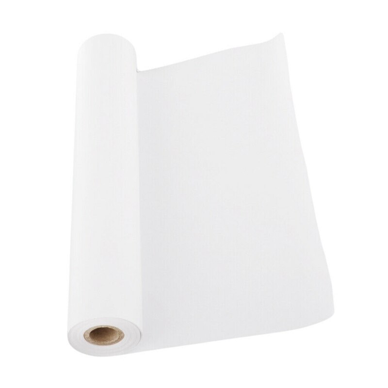 Rollo de papel blanco de dibujo de 10M, rollo de papel, suministros de arte reciclable, papel reciclable de