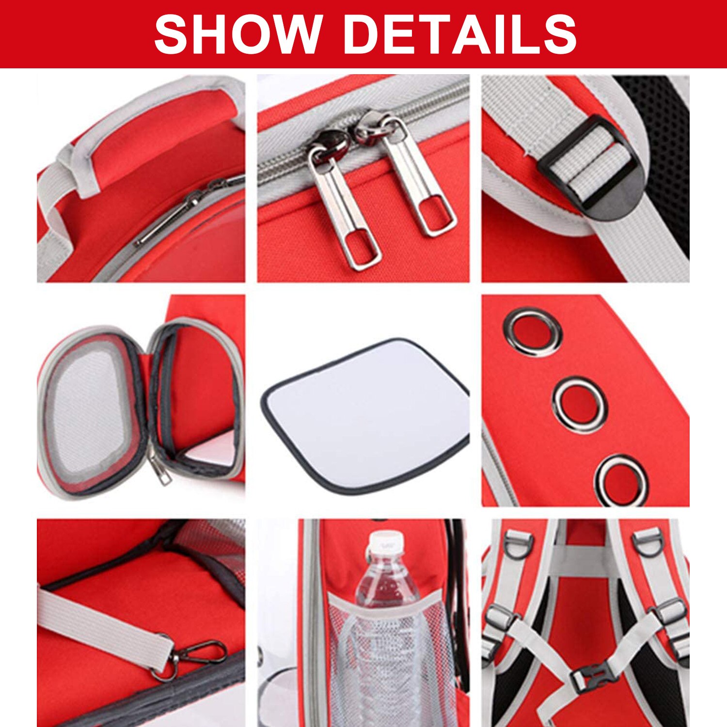 Cat Bag Pet Carrier Backpack Bubble Arc Clear Window Little Dog Airline-Approved, for Travel, Hiking, &amp; Outdoor Use