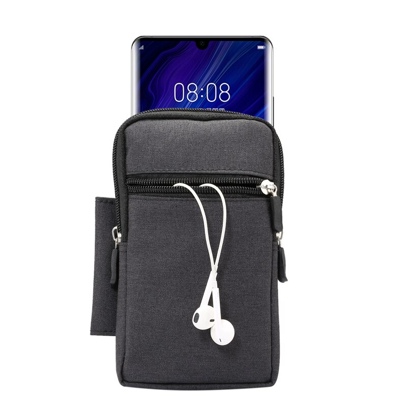 Cowboy Tuch Telefon Pouch Gürtel Clip Tasche für Samsung iphone Huawei Xiaomi Fall mit Stift Halter Taille Tasche Outdoor-Sport telefon Abdeckung