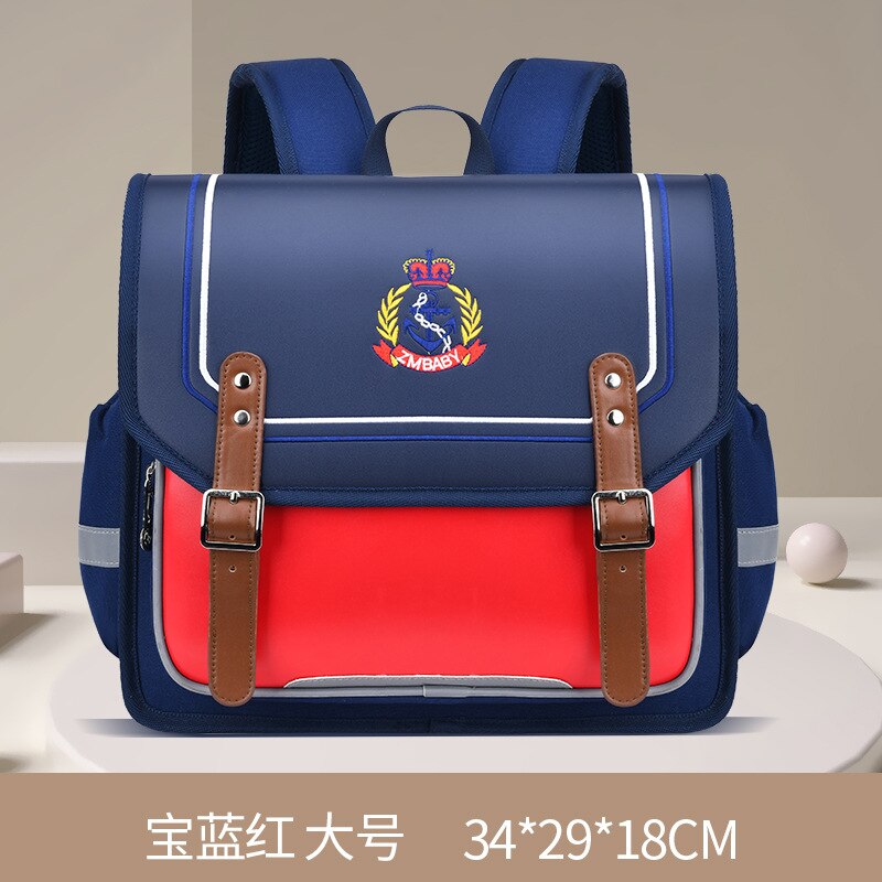 Children School Bags for Boys Girls Kids Orthopedic School Backpack kids schoolbags Backpacks primary school back pack mochila: large blue