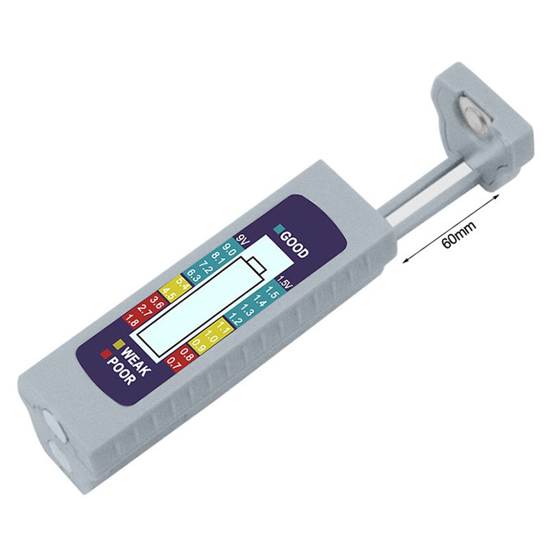 Digital batterikapacitet tester lcd elektronisk effektindikator til 9v 1.5v aa aaa celle cd batterier