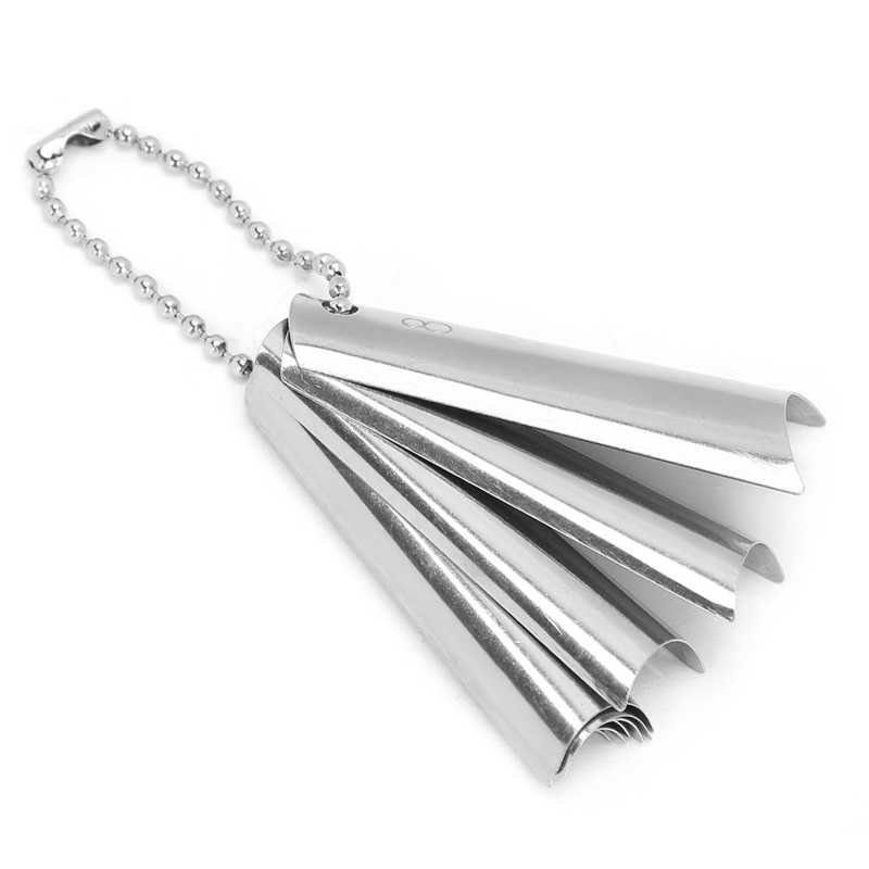 French Tips Manicure French Manicure 9 Sizes Single Tips Deep C Shape Cutter Tool Nail Edge Trimmer French Nail Trimmer