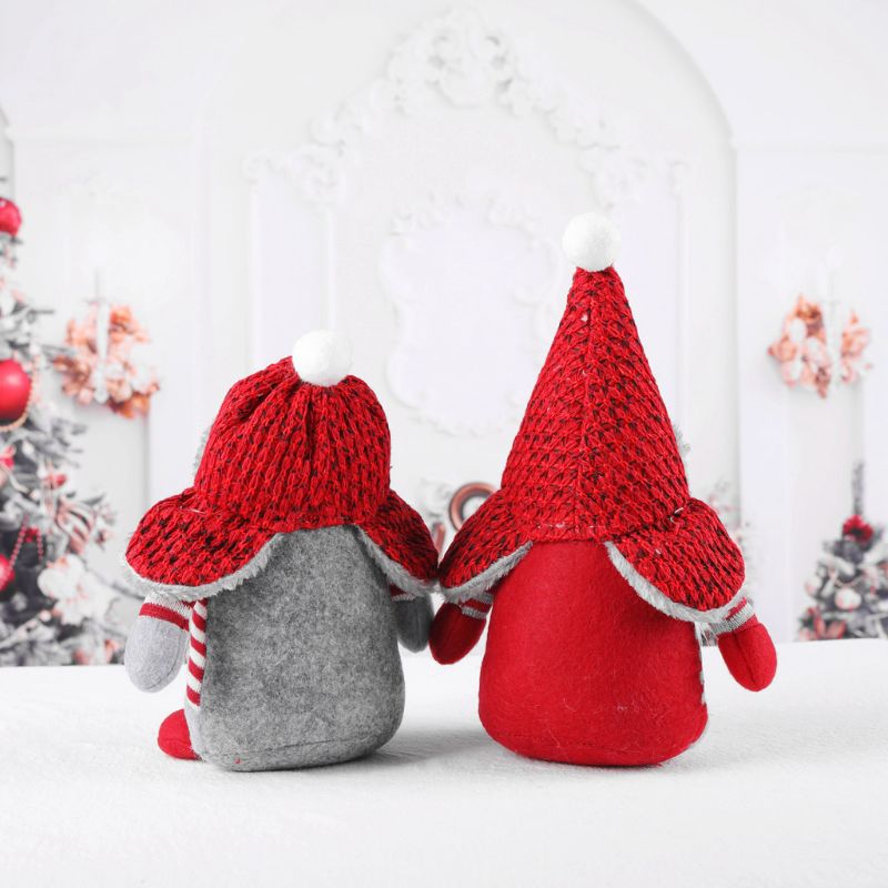 Jul svensk nisse julemand plys legetøj dukke ornamenter hjemme fest dekoration børn xmas