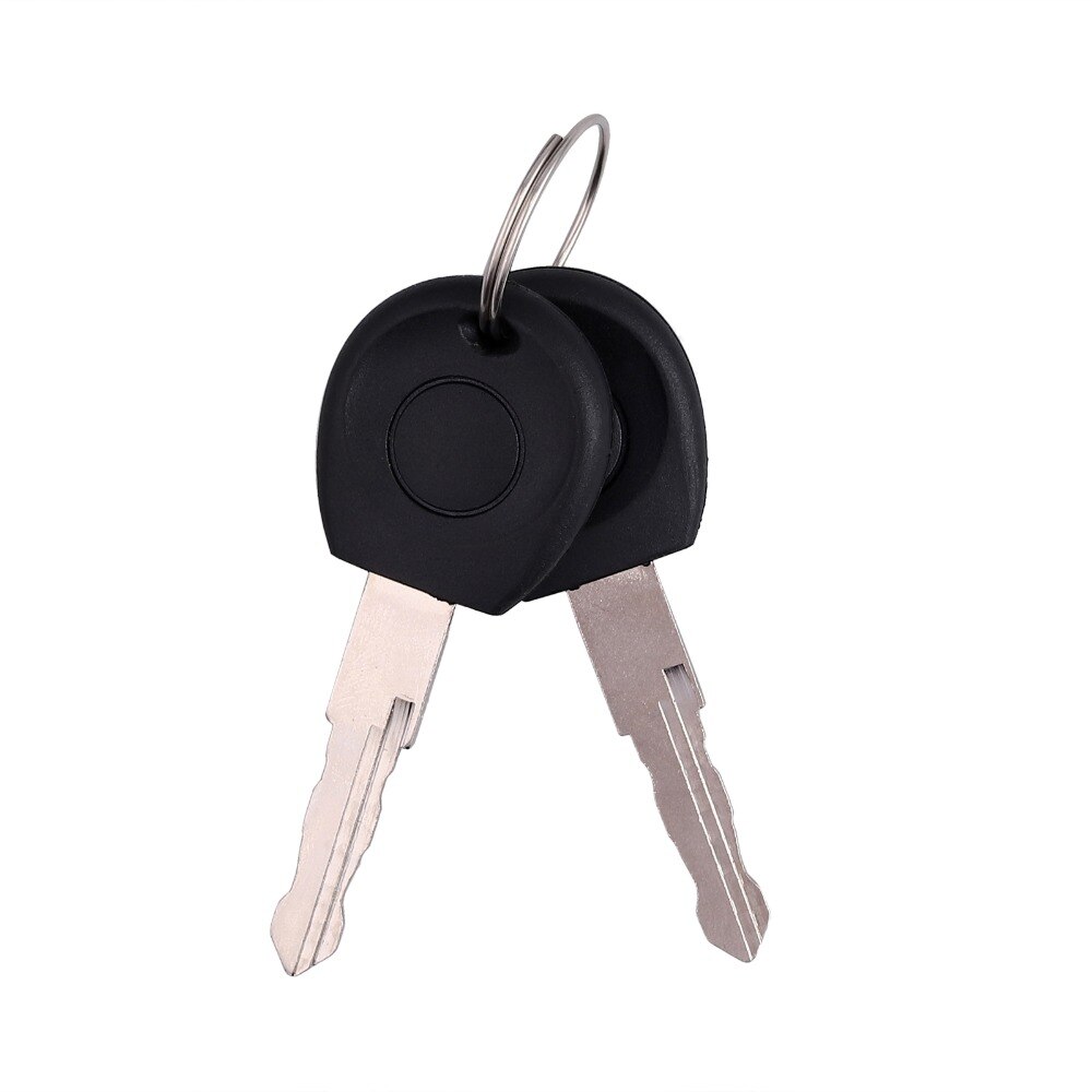Manija de puerta delantera y derecha para coche, llave de bloqueo de puerta derecha para VW Polo 6N0837207D 6N0837207C 6N0837207, 2 unidades