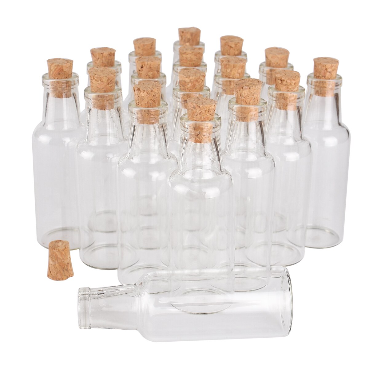 12ml 15ml 25ml 35ml Glasflaschen mit Korken wünschen Flaschen für Hochzeit Handwerk