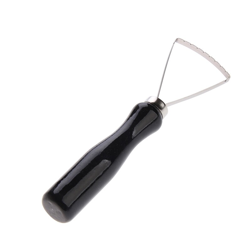 3Pcs/Set Wood Pottery Clay Sculpture Big Loop Tool with Stainless Steel Flat Wire Tool Useful