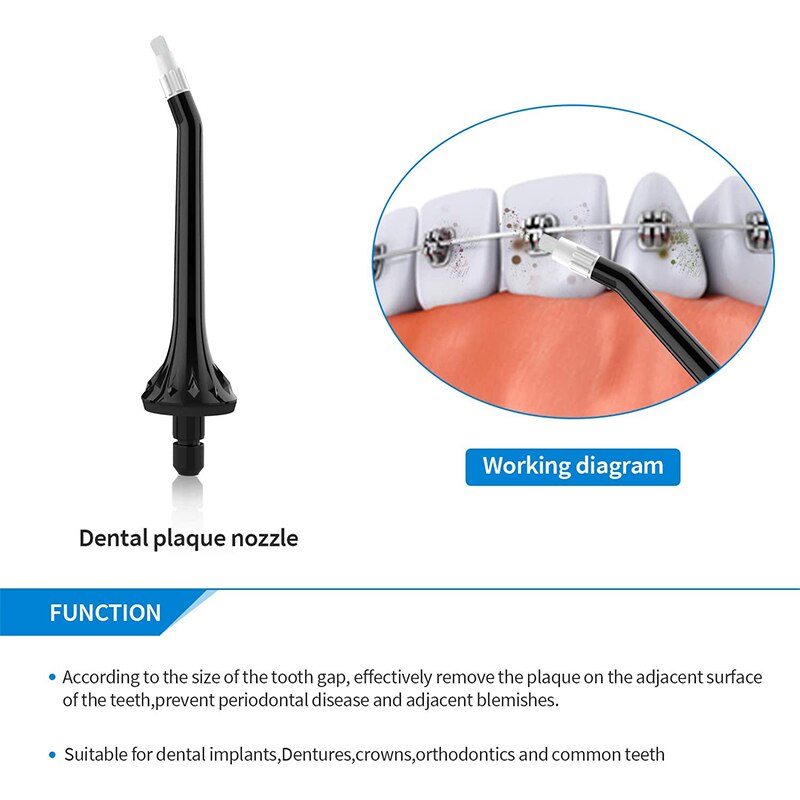 Liberex 5 teile/satz Wasser Flosser Ersatz Jet Düsen Zahn Munddusche Tipps Standard Parodontalen Zahn Plakette Kieferorthopädische